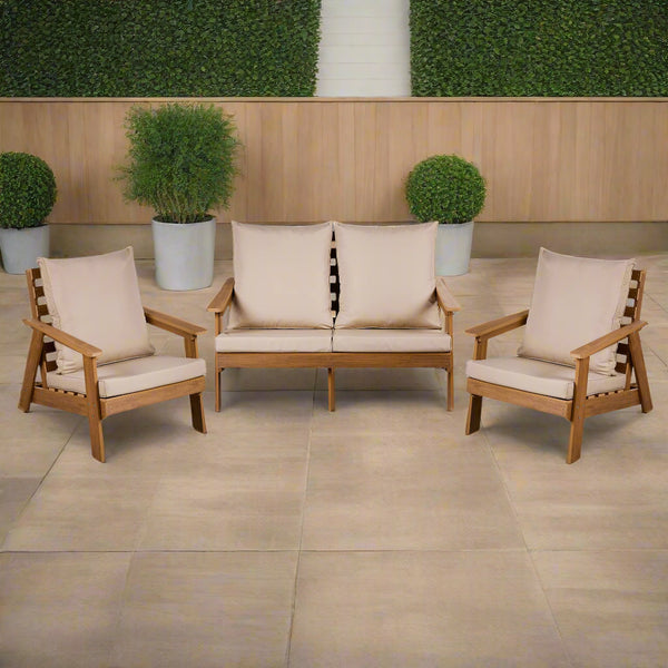 Alfresia Polywood 3 Piece Lounge Set