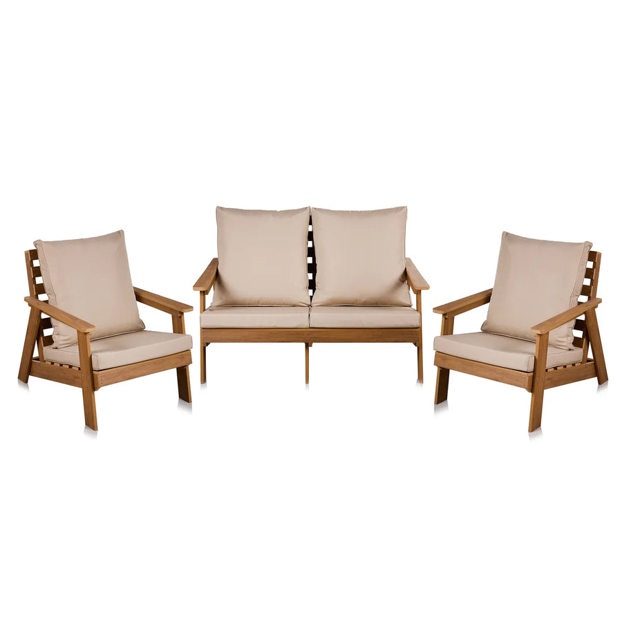 Alfresia Polywood 3 Piece Lounge Set