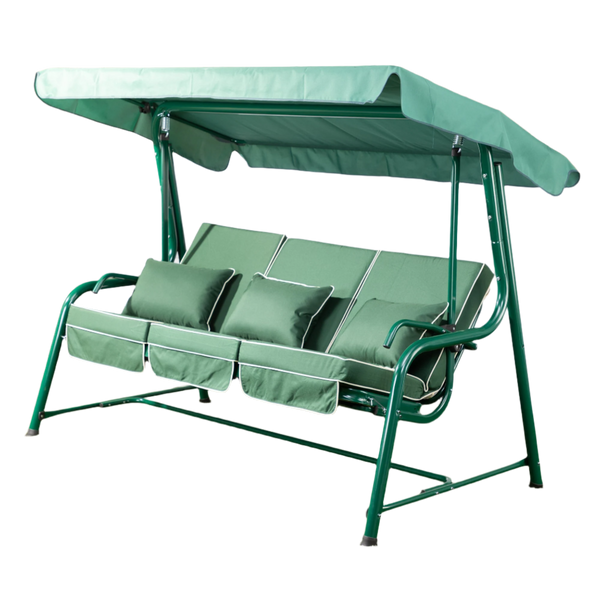 Alfresia Turin 3 Seater Reclining Garden Swing Seat | Luxury Cushions