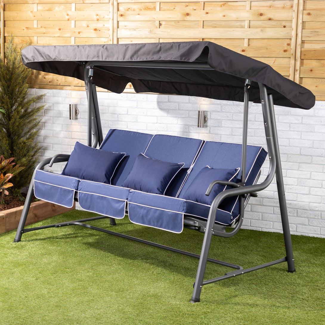HOT Swing Seat Reclining Garden Swing Person Luxury Garden