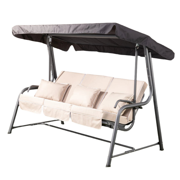 Alfresia Turin 3 Seater Reclining Garden Swing Seat | Luxury Cushions